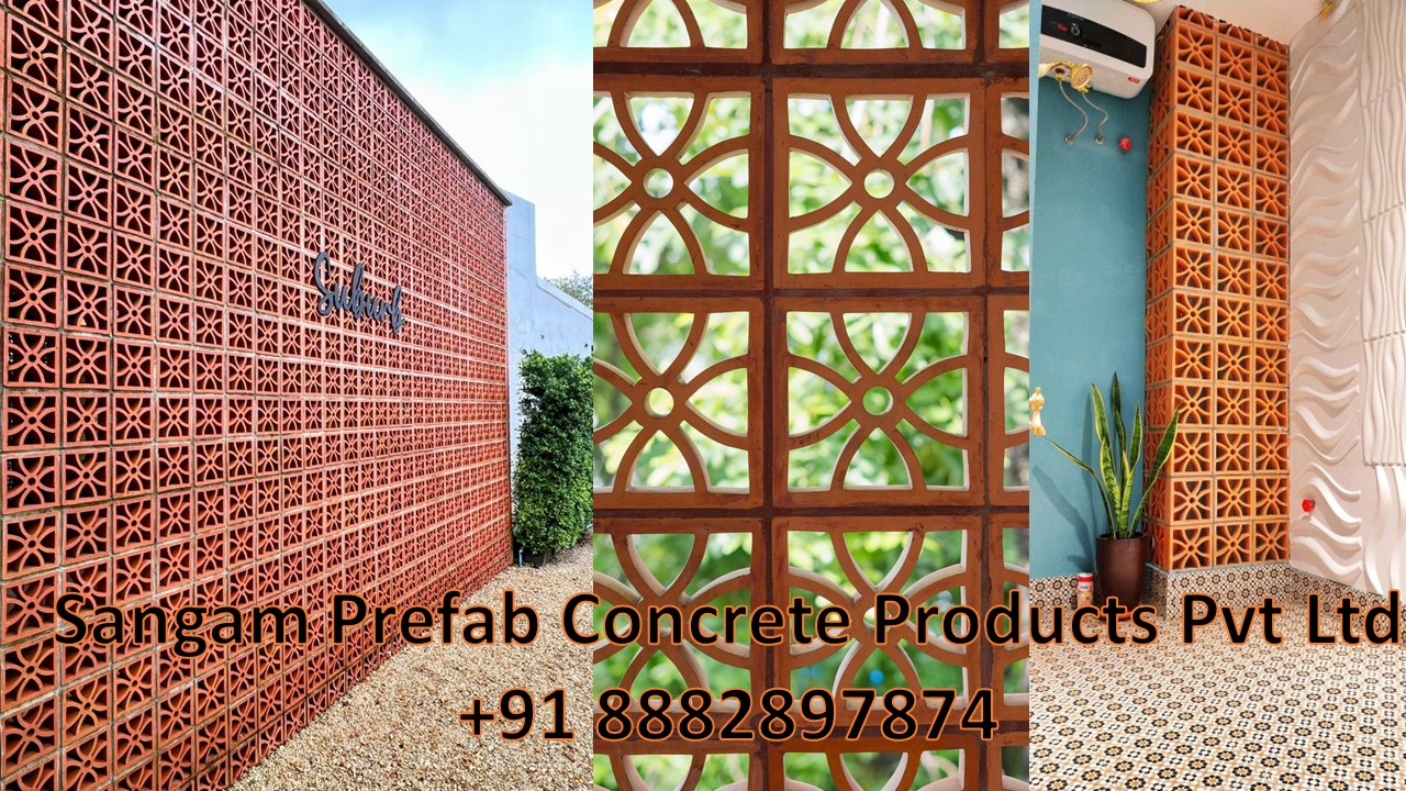 Sangam Concrete Terracotta Jali Export worldwide